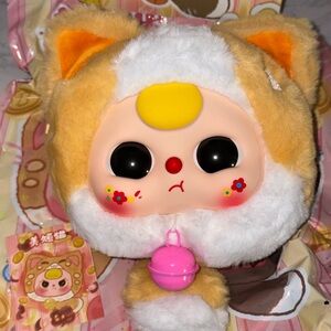 Baby Three 400% Face Lucky Cat Zipper Bag CONFIRMED